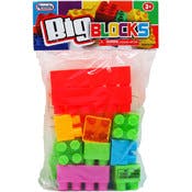 Big Blocks Playsets - 20 Pieces, Multicolor
