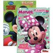 Mickey & Minnie Coloring Books - 2 Titles, English