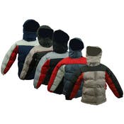 Boys' Hooded Jackets - 6-16, Assorted Color Combos