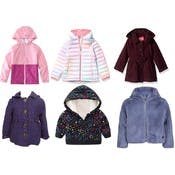 Toddler Girls' Hooded Jackets - 6 Styles, 2T-4T