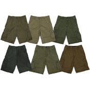 Men's Neutral Cargo Shorts - Assorted, 30-40