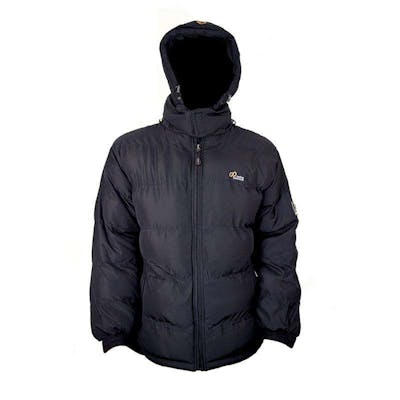 Men's Winter Bubble Jackets - S-XL, Black, Fleece Lined
