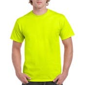 Irregular Gildan Short Sleeve T-Shirts - Safety Green, XL