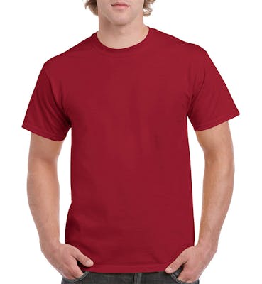 Gildan Heavy Cotton Men's T-Shirt - Cardinal Red, Medium