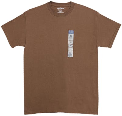 Gildan Men's Short Sleeve T-Shirt - Chestnut, Large