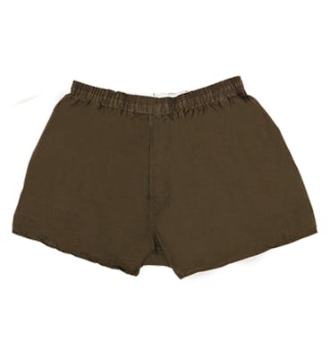 Cotton Plus Irregular Boxer Shorts - Chocolate, XL 12 Pack
