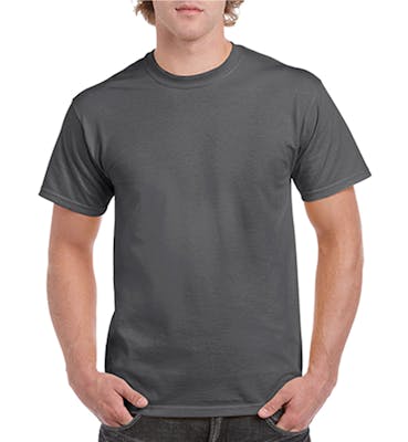 Gildan Irregular Men's T-Shirt - Dark Heather, Large