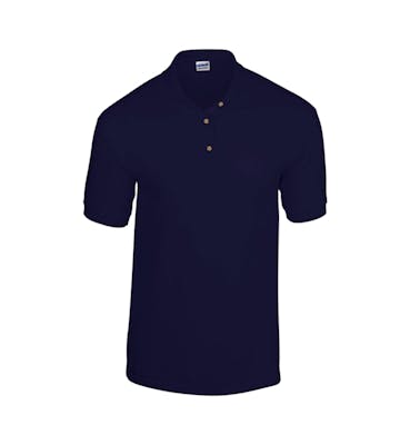 Gildan Irregular Polo Shirts - Navy, Medium