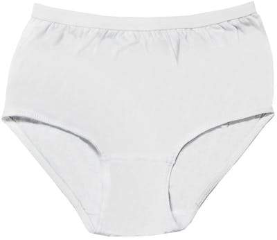 Cotton Plus Panties - White - Size 6