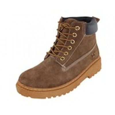 Men's Work Boots - Size 7-12, Brown, Suede, Insulated