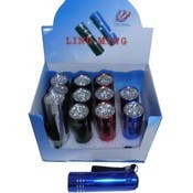 LED Flashlights - Assorted, 3 AAA Batteries Required