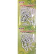 Ceiling Hooks - White, 12 Piece