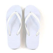 BigBox Women's Flip Flops - White