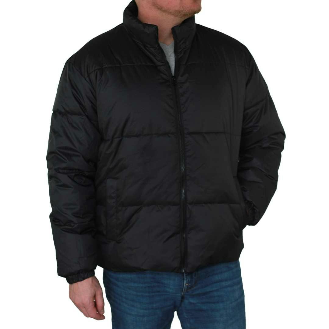 Men's Sherpa-Lined Winter Jackets - Black, S-XL