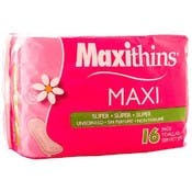 MaxiThins Super Maxi Pads -16 Count