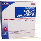 Cotton Tipped Applicators - 2 Pack, Non-Sterile,  6"