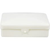 Travel Soap Boxes - Hinged Lid, Ivory