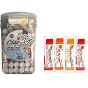 Lip Butter Balms - Fruit Flavored, 0.15 oz, 60 Count, Canister