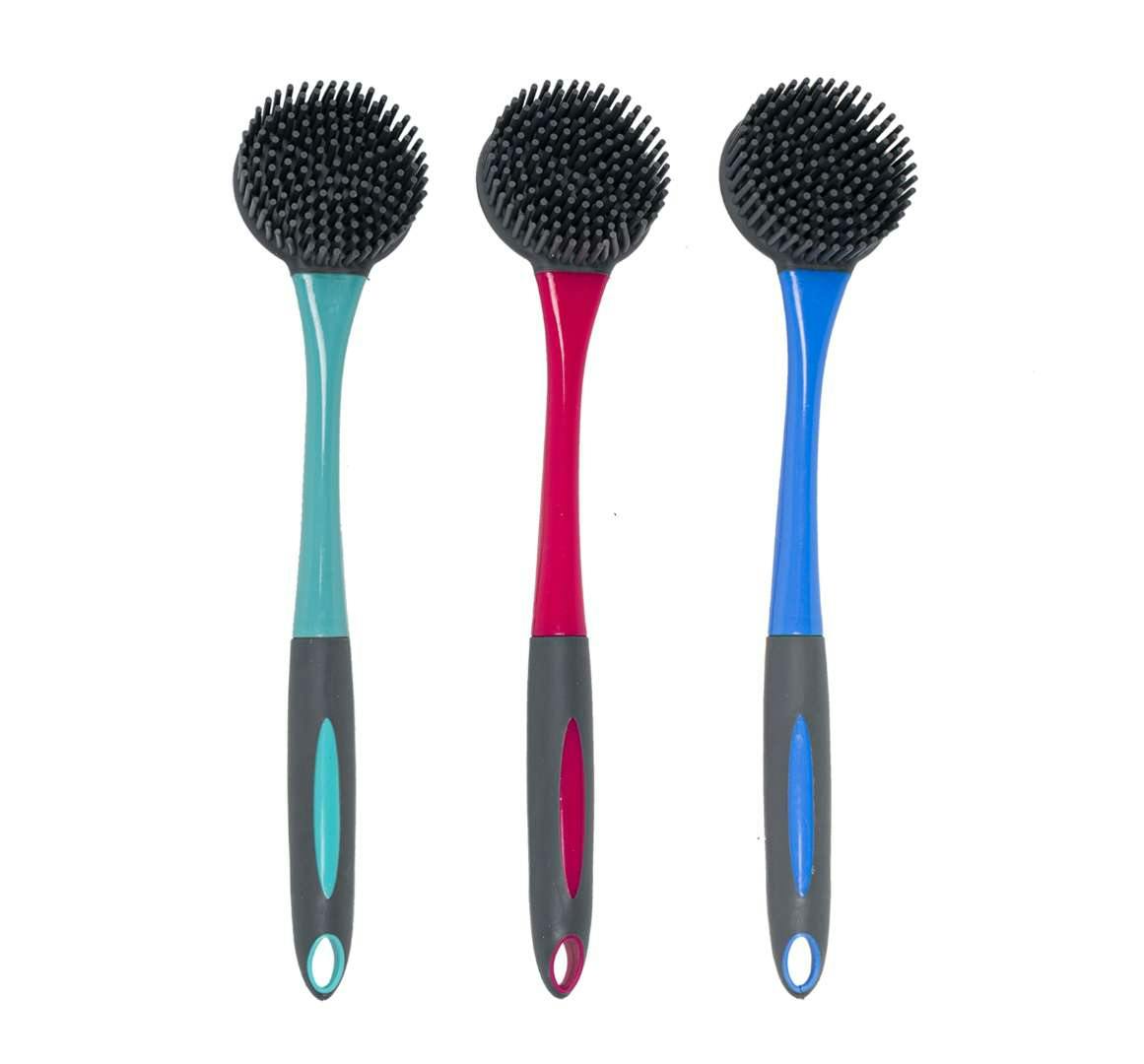 Soft Scrub Brushes - Silicone, Assorted Colors