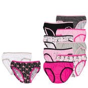Toddler Girls' Panties - Assorted Designs, Sizes 2T-4T, 10 Pack