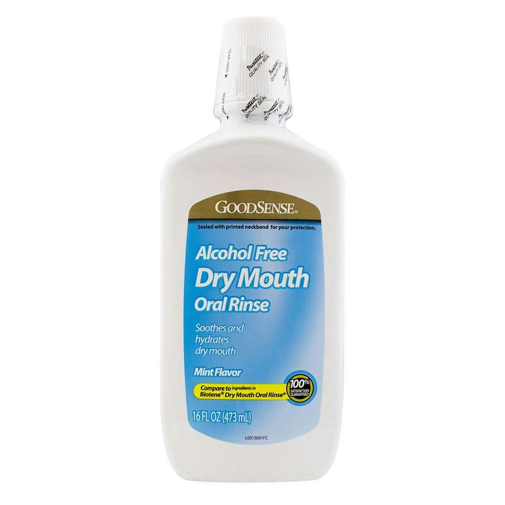 Dry Mouth Oral Rinse Mint - Alcohol Free, 16 oz.