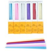 12" Taper Candles - Unscented, 2 Packs, Assorted colors