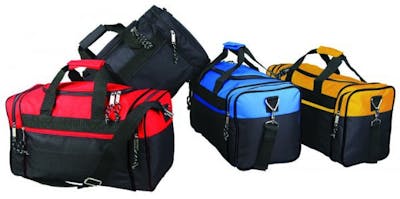 Duffel Bags - 4 Assorted Color Combinations, 17"