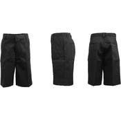 Boys' Uniform Shorts - Sizes 10, Black, Flat Front