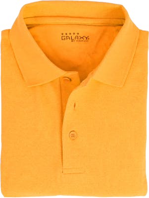 Adult Uniform Polo Shirts - Gold, Short Sleeve, Size 2X