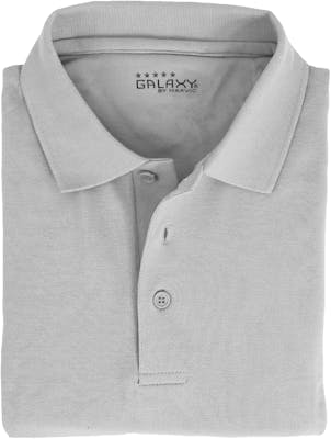 Adult Uniform Polo Shirts - Heather Grey, Short Sleeve, Size 2X