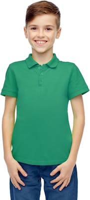Boys' Uniform Polo Shirts - Teal, Short Sleeve, Size 16-20