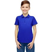 Boys' Uniform Polo Shirts - Royal Blue, Short Sleeve, Size 10