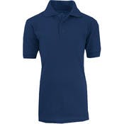 Boys' Uniform Polo Shirts - Navy, Short Sleeve, Size 7