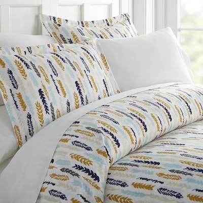 Duvet Cover Sets - Navy Wings, King, 3 Piece