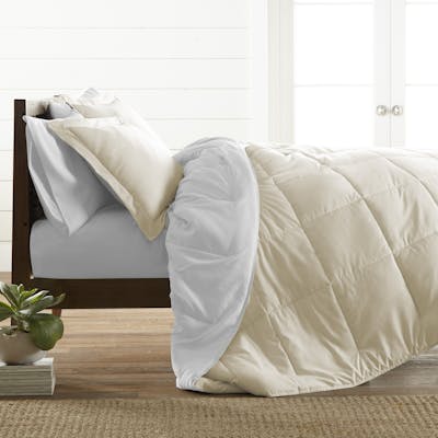 Down Alternative Comforter Sets - White, Queen, Reversible