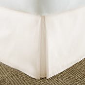 Premium Bed Skirts - Ivory, Queen, Pleated