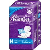 Maxi Pads with Wings - Cotton Dry Cover, Regular