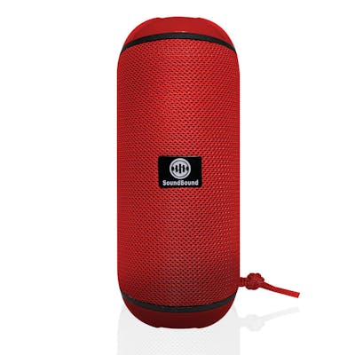 Bluetooth Wireless Speaker - Hand Strap, Red, Grip Curved