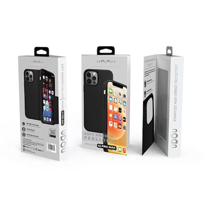 iPhone 12 Pro Max Case - Nano Silicone, Black