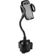 Cup Holder Phone Mounts - Black, Wide Compatibility