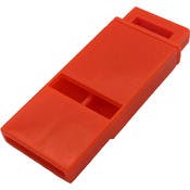 Emergency Whistles - Orange, Plastic