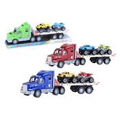 Turbo Truck Carrier Vehicle Sets - Assorted Colors, 16.5"
