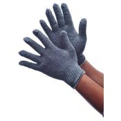 String Knit Gloves - Grey, Large