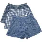 Toddler Boys' Boxer Shorts - Plaid, 2T-3T, 3 Pack
