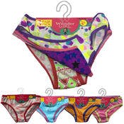 Girls' Cotton Panties - Assorted, 3 Pack, Size 4-14