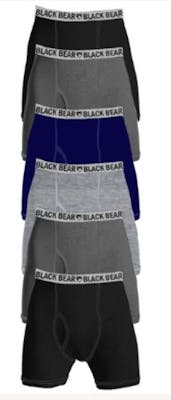 Men's Knit Boxer Briefs - XL, Solid Colors, 6 Pack