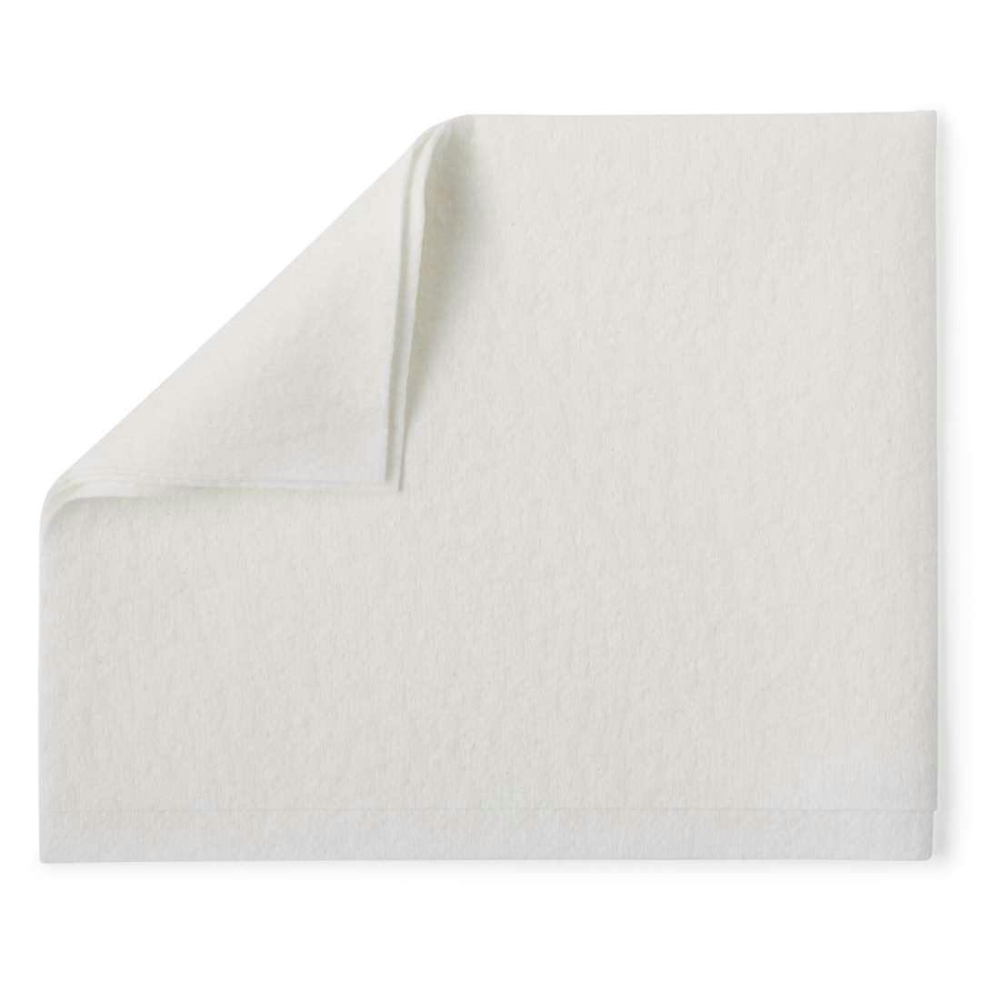 Dry Disposable Washcloths - White, Deluxe