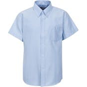 Men's Oxford Short Sleeve Shirts - Blue, Small