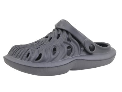Men's Clogs with Backstrap - Grey, Size 7-12