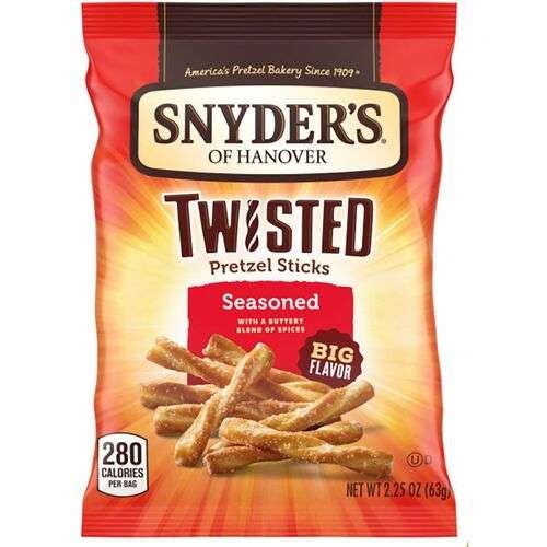 Snyder's Twisted Pretzel Sticks - Seasoned, 2.25 oz